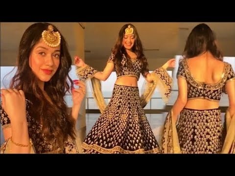 Jannat Zubair Latest Video Very BEAUTIFUL Look In NEW Lehenga - YouTube