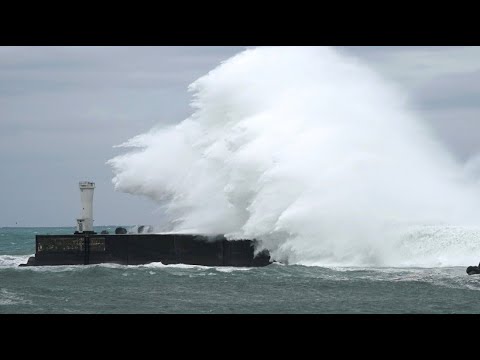 Super-Taifun auf dem Weg nach Japan