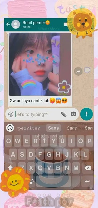 ✿◉●•◦#pov bocil pamer barang nya🙄◦•●◉✿ #whatsmock #tiktok #fyp #rameinn