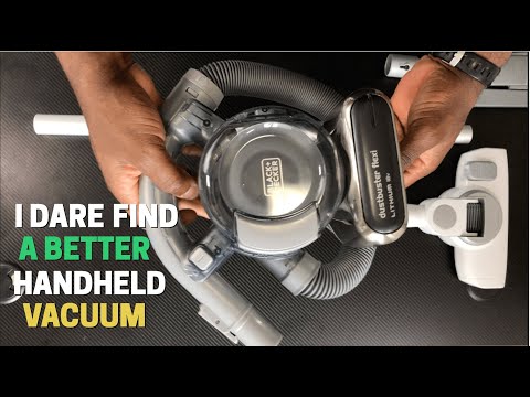 BLACK AND DECKER PD1820LF HANDHELD CORDLESS VACUUM CLEANER 18V UNBOXING & REVIEW