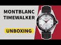 Montblanc timewalker date automatic 116058 unboxing