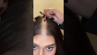 Who else is trying this new hair trend? #hair #hairstyle #hairtrends