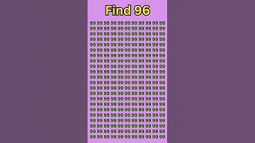 Find 96-EP#662#mathpuzzle #brainteaser #iqtest #mathstrics #pahelian #reasoning  #shorts