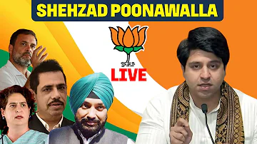 LIVE: BJP Leader Shehzad Poonawalla live | Arvinder Singh lovely Resignation |Congress |AAP| PM Modi