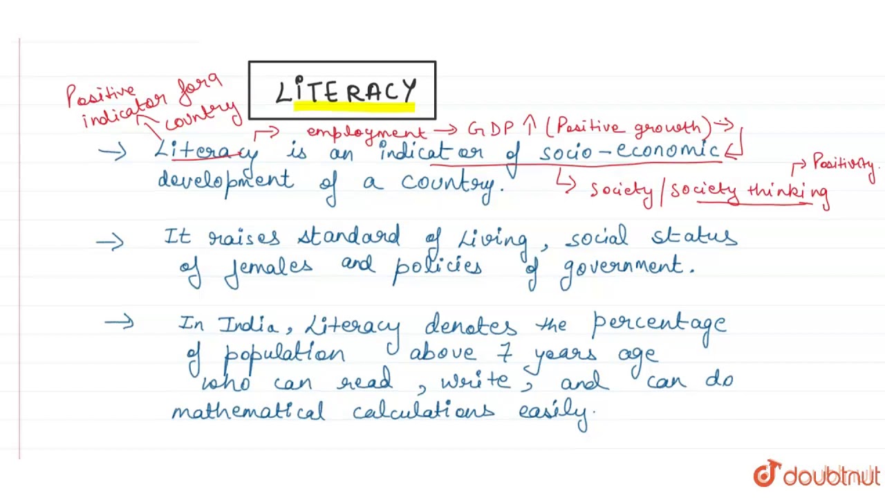 Explain concept of literacy youtube