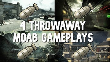 MW3 - 4 Throwaway MOAB Gameplays | XIM Apex Hand Cam