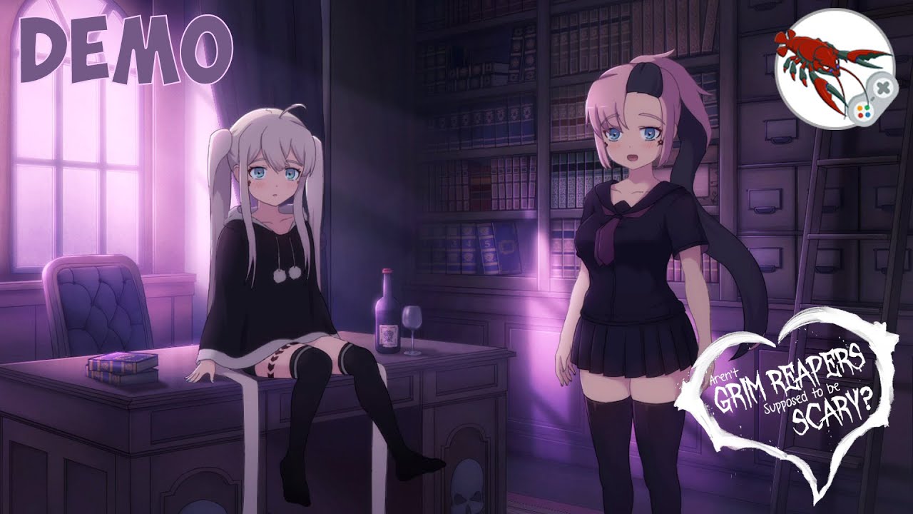 Aren\'t grim reapers supposed to be scary. Aren't grim reapers supposed to be scary?. Grim reaper reap my heart. Supposed to scary. Supposed to scary.