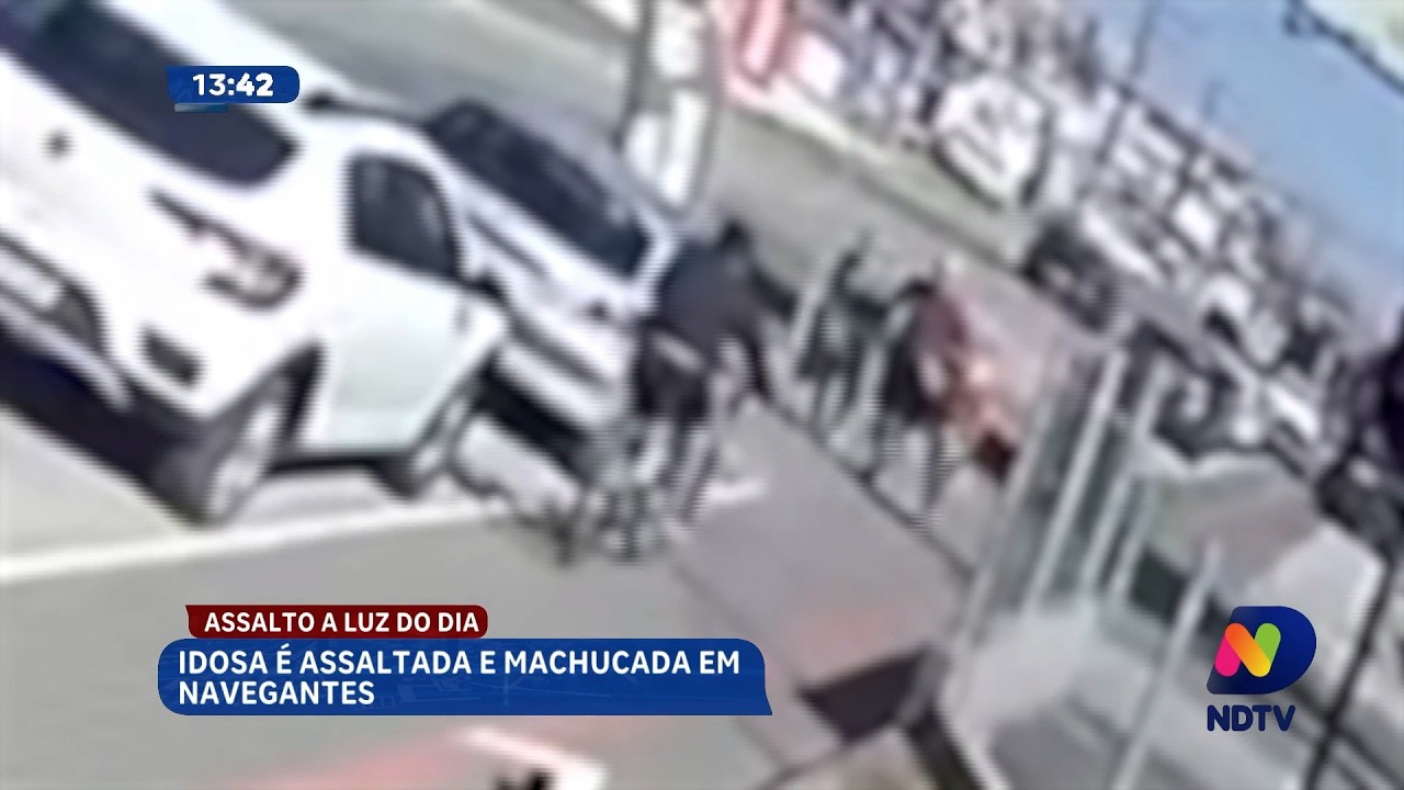 Idosa é assaltada e fica ferida durante crime em Navegantes