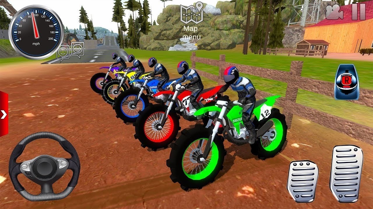 Motor Dirt Bikes driving Extreme Off-Road #8 - Offroad Outlaws motor bike Game Android ios Gameplay