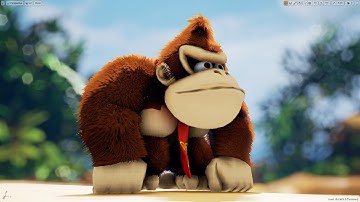 Unreal Engine 4 [4.11] Donkey Kong 64 + NeoFur plugin