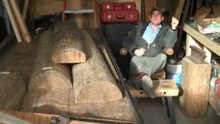 How-to Make A Log Bench by Mitchell Dillman