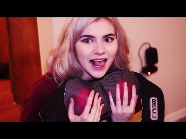 MASSAGE thingy real asmr (whispering, tapping, etc) | Cloveress ASMR