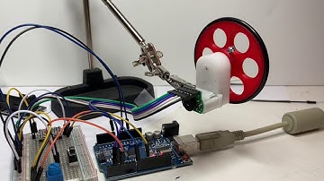 Random movements using Arduino PID control of Pololu #1520 gearmotor and #1523 Encoder.