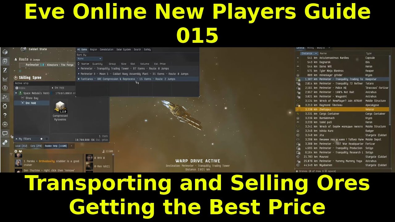 Eve Online New Players Guide 015 Transporting and Selling Ores