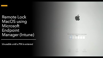 Remote Lock MacOS using Microsoft Endpoint Manager (Intune)