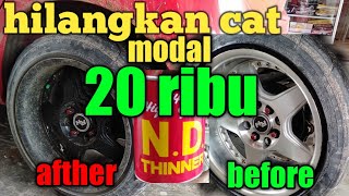 HOW TO REMOVE PAINT FROM RIMS FOR ONLY 20 THOUSAND...