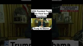 Trump Trolling The Media Or Genuine Interest || Trump On Third Term Presidency #Short