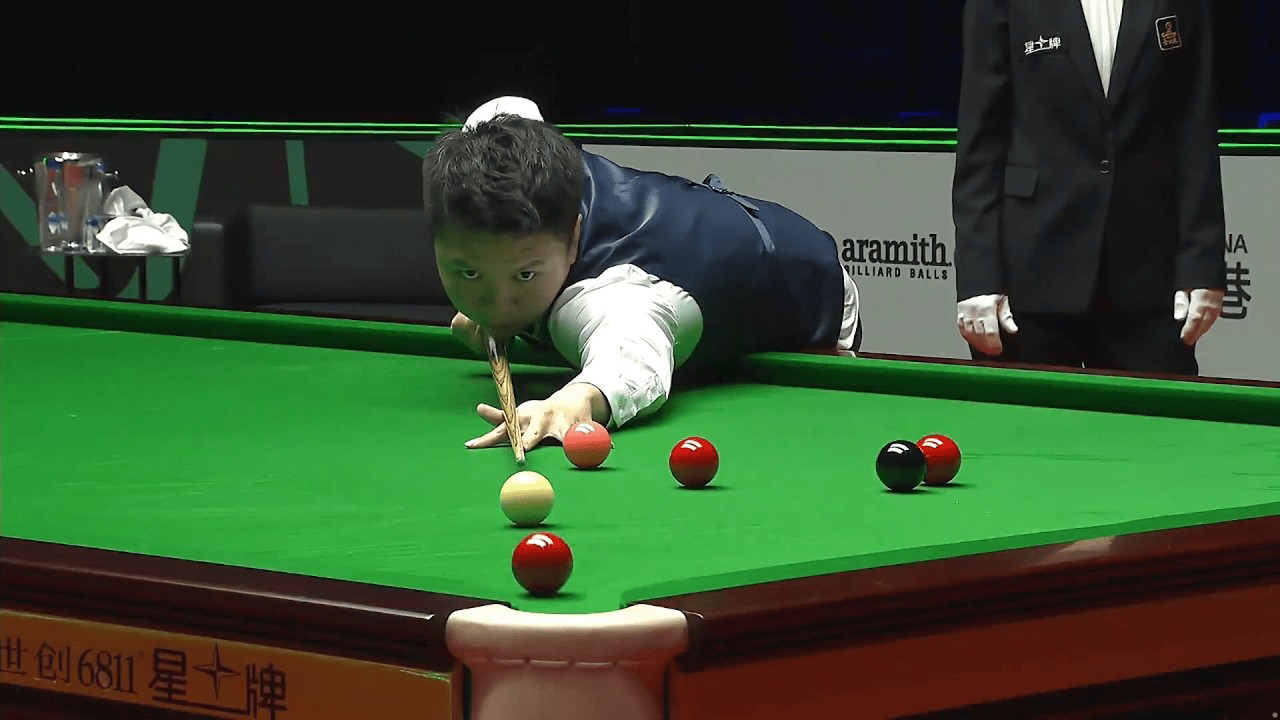 zhang anda’s clinical potting and tactical snookers pressure zhou yuelong