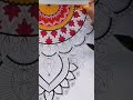 Mandala colouring #satisfyingvideos  #mandalacoloringbook