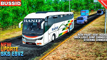 🔴NEW BUSSID MOD || SKS RN E5 V2 UPDATE BUS MOD & BD Skin + Link Download FREE !