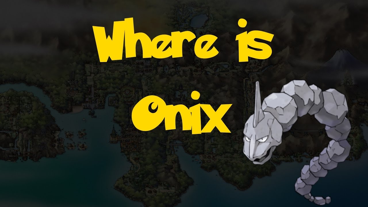 Where Is: Onix (Trade Pokemon) (Pokemon Heart Gold/Soul Silver) 