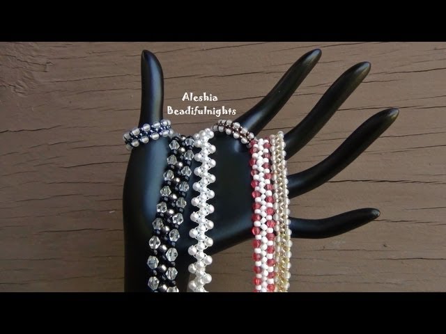 DIY bracelets with beads. Beginners tutorial. Beaded bracelet 