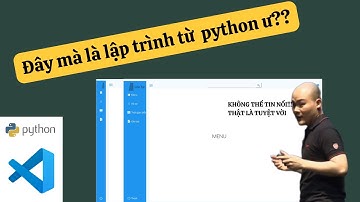 [Lập trình Python] SideBar menu trên thư viện PyQt6/PySide6(Demo)