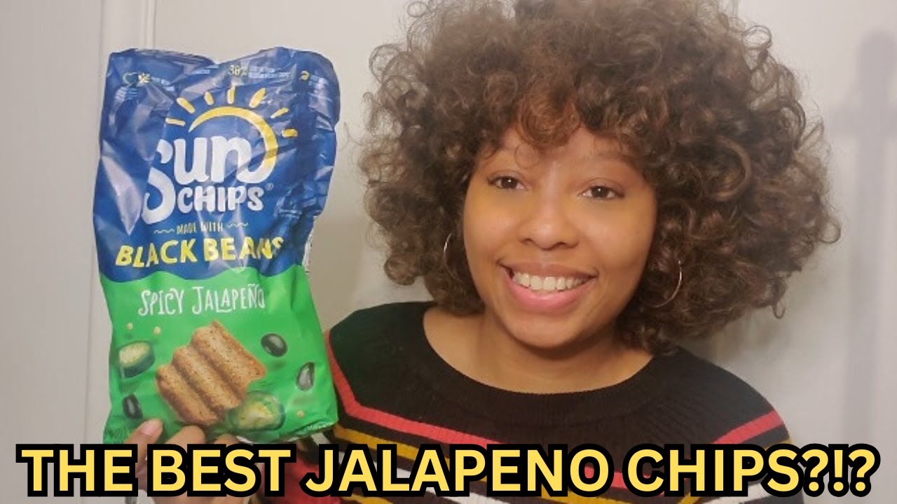 Are these THE BEST JALAPENO CHIPS??? | TRYING Sun Chips Black Bean ...