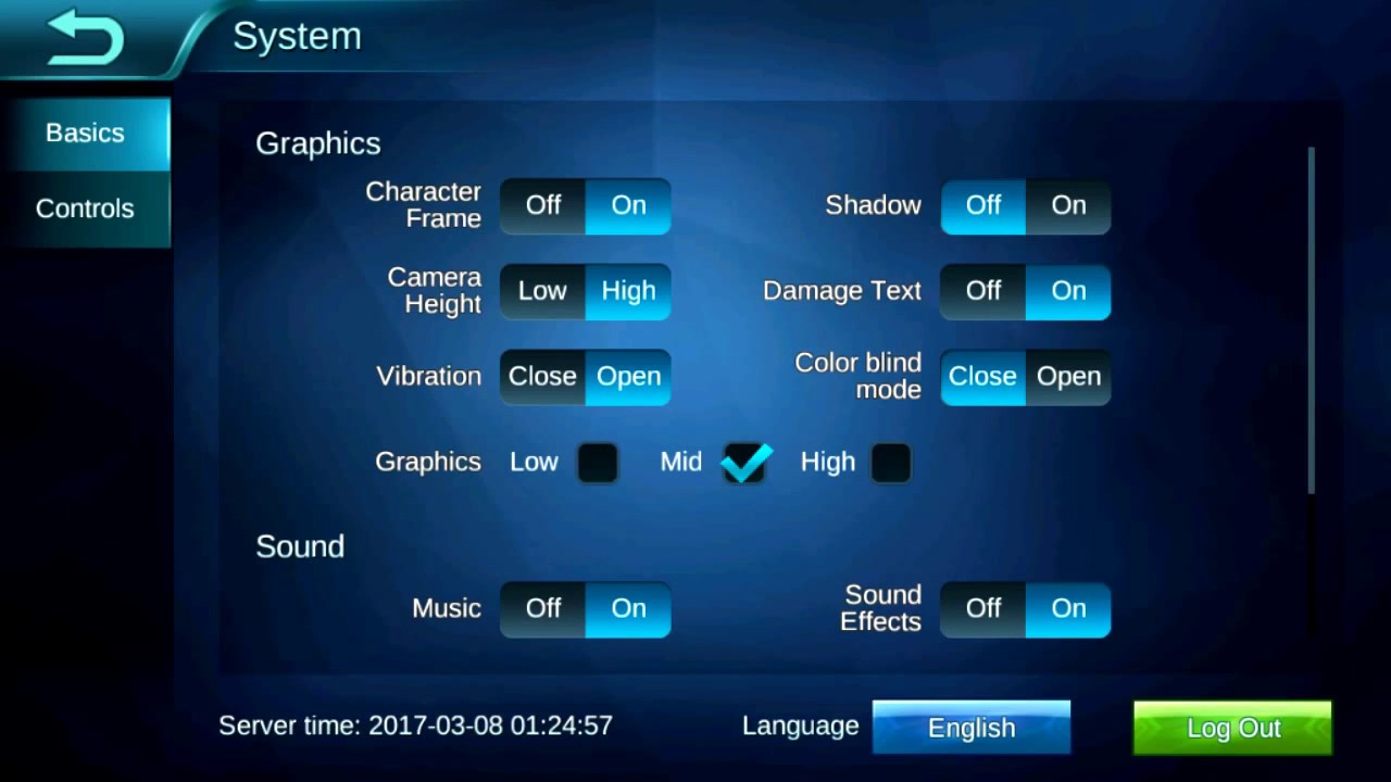 Best Basic Control Setting Ever In Mobile Legend Game - 