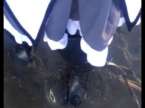 コスプレ+ニーハイブーツで泥遊び17-3 cosplay boots mud 36 (暁美ほむら)