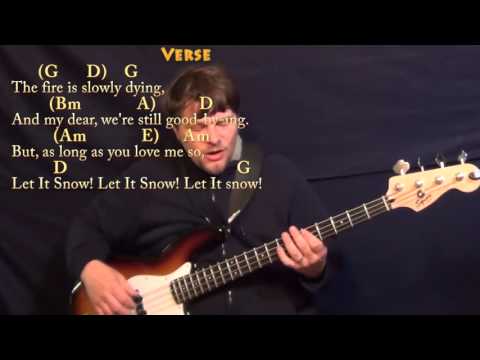 let-it-snow!-(christmas)-bass-guitar-cover-lesson-in-g-with-chords/lyrics