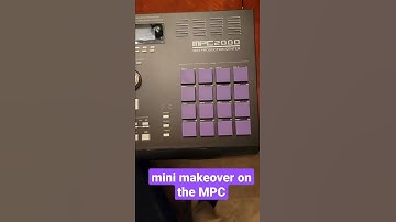 Screen Fix & Basic Custom On My Akai MPC2000 #youtubeshorts #akaiprofessional