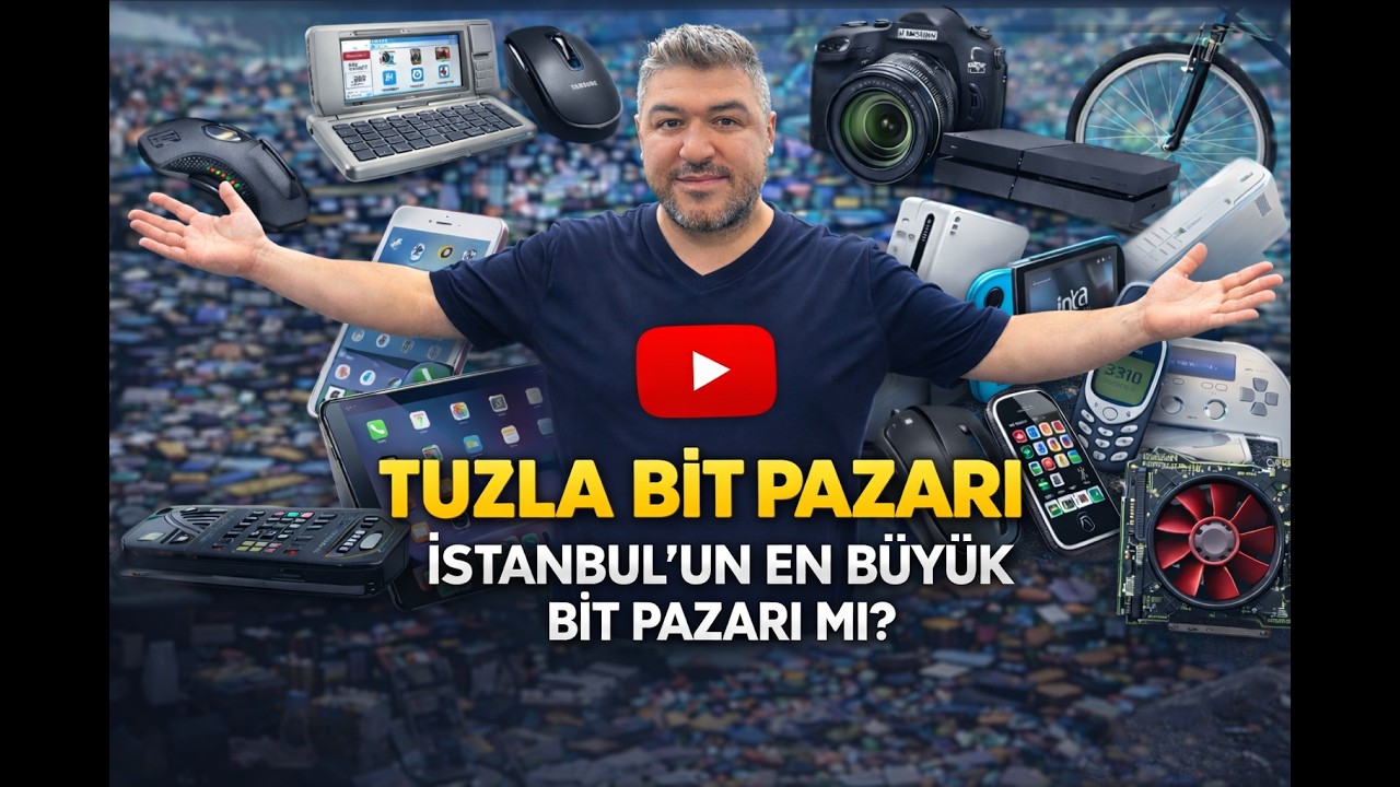 Tuzla Bit Pazarı I İstanbul'un En Büyük Bit Pazarı mı? #retro #vintage