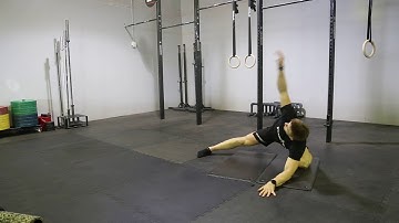 Half kneeling frog rock + Thoracic rotation