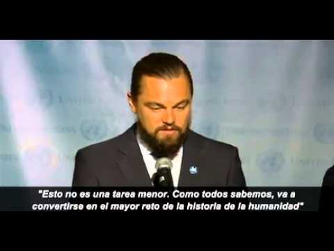 Leonardo DiCaprio luchará contra el cambio climático como Mensajero de la Paz de la ONU