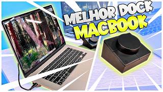 DOCK EXCELENTE para seu MACBOOK ou NOTEBOOK com USB C! Dock USB C Hagibis