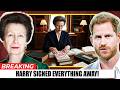 PRINCESS ANNE LEAKED MEGHAN MARKLE Divorce Clause – HARRY Could Lose EVERYTHING