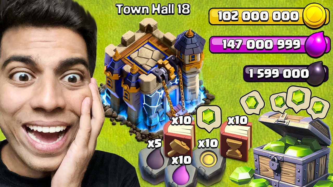 I Spent EVERYTHING to Max Out Town Hall 18!