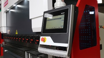 DURMAPRESS 4-Axis CNC Hydraulic Press Brake 110 Ton with DELEM DA53T CNC Controller auto crowning