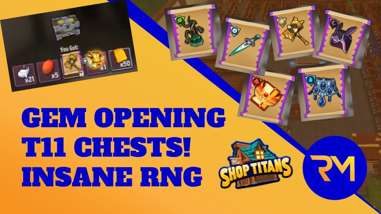 Gem Opening T11 Chests.. Most INSANE RNG I've Ever Seen!! Ft. Labmaster
