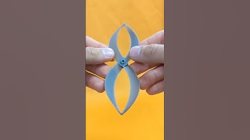 SLA Toroidal Drone Propeller (3D Printed) #shorts