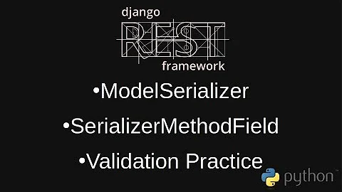 Django Rest Framework Lesson 7 (ModelSerializer,Serializermethodfield,Validation Practice)
