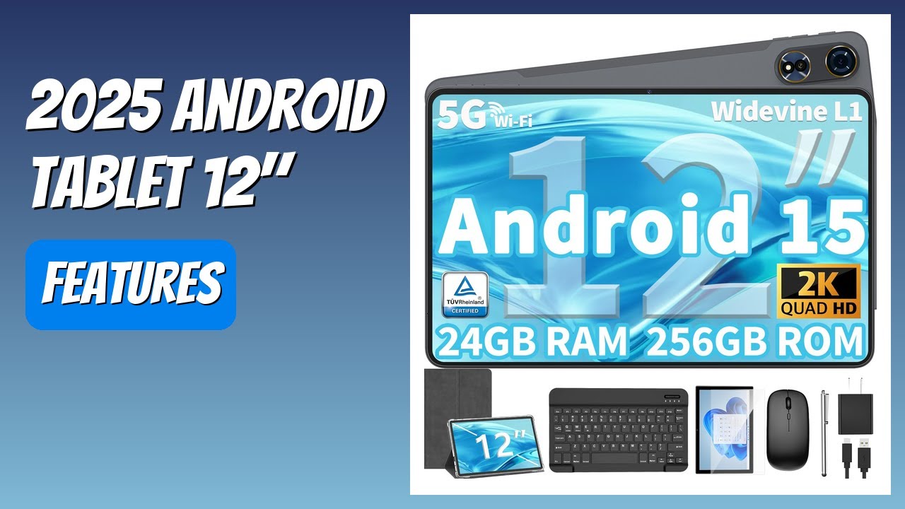 REVIEW (2026): 2025 Android Tablet 12