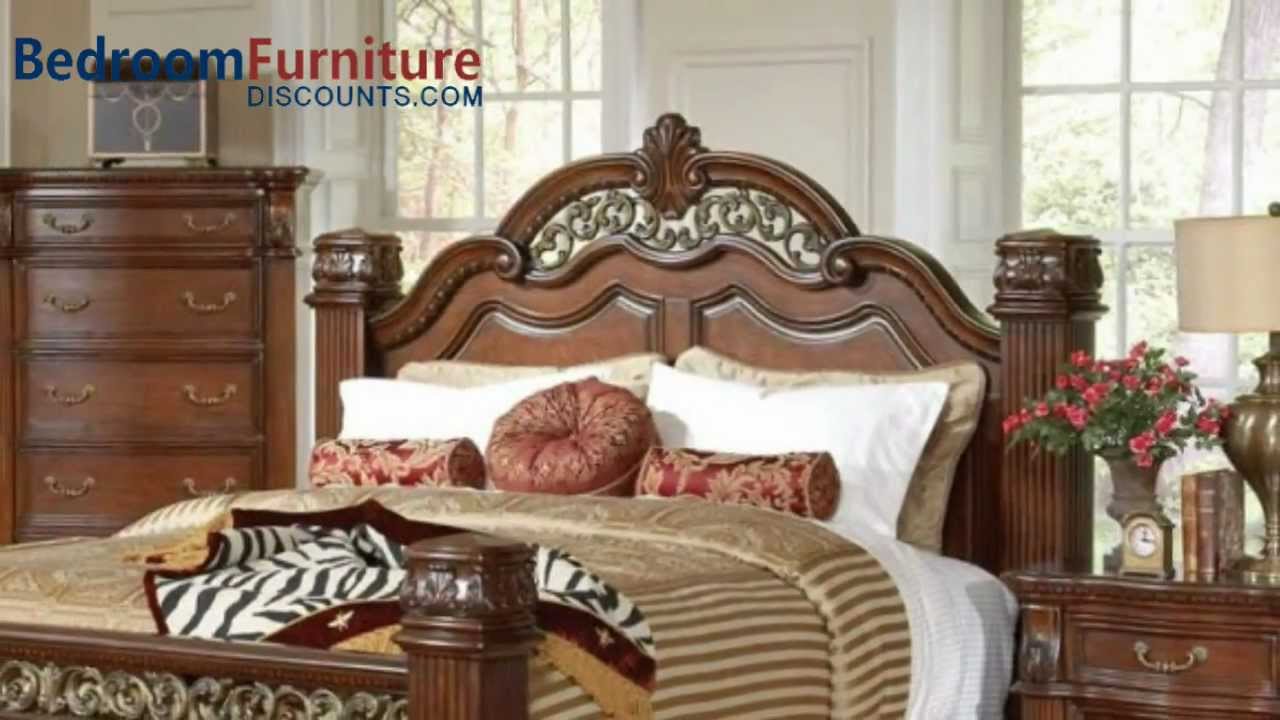 Coaster DuBarry Crown Bedroom Set in Mahogany 201821