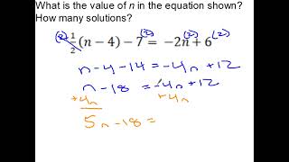 1.3 Solving Equations with the Variable on Both Sides