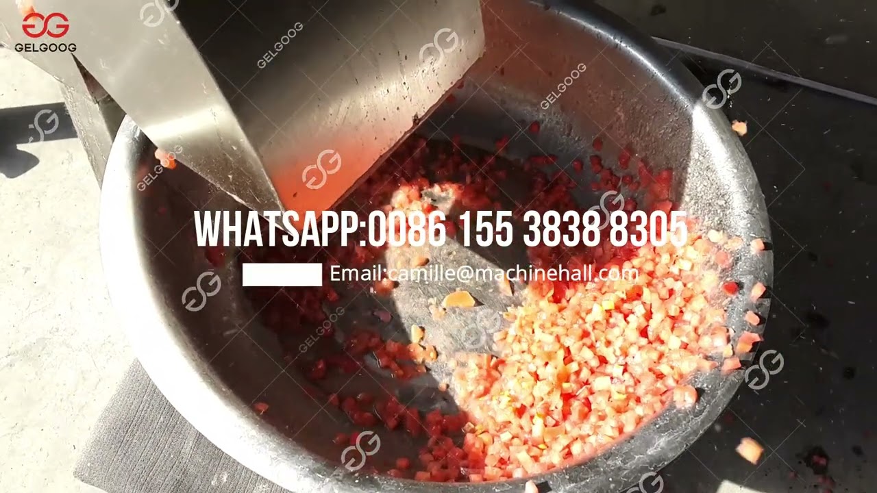 Fast Speed Tomato Cutting Dicing Machine