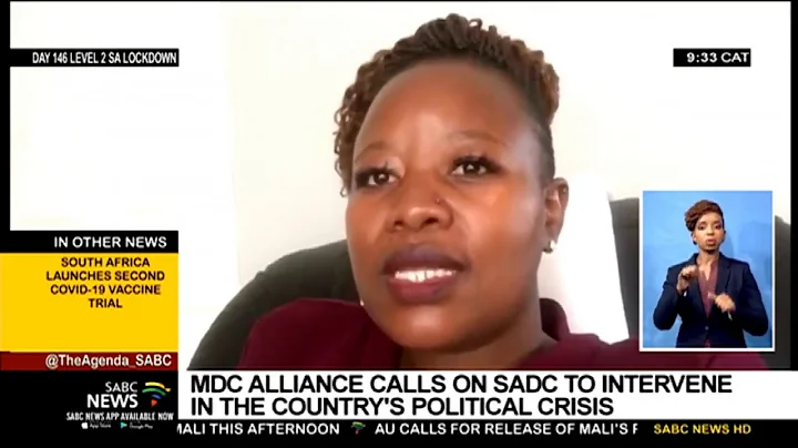 MDC Alliance calls on SADC to intervene in Zimbabwe's political crisis