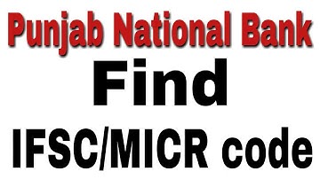 How To Find Punjab National Bank Ifsc/Micr Code in Andoird