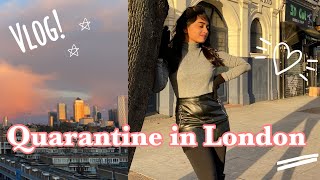 Quarantine week in London | Getting a home covid test done | Shopping | Indian student in UK | Vlog