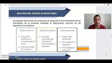 ¿Cuál es el objetivo de realizar un inventario?